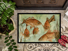 Load image into Gallery viewer, Red Fish Swim Doormat - 24x36 Decorative Floor Mat – Indoor/Outdoor Rug