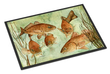 Load image into Gallery viewer, Red Fish Swim Doormat - 24x36 Decorative Floor Mat – Indoor/Outdoor Rug
