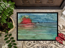 Load image into Gallery viewer, Abstract Sunset on the Water Doormat - 24x36 Decorative Floor Mat – Indoor/Outdoor Rug