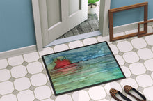Load image into Gallery viewer, Abstract Sunset on the Water Doormat - 24x36 Decorative Floor Mat – Indoor/Outdoor Rug