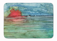 Load image into Gallery viewer, Abstract Sunset on the Water Machine Washable Memory Foam Mat 8984RUG
