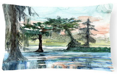 In the Swamp Fabric Decorative Pillow 8985PW1216