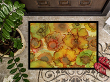 Load image into Gallery viewer, Abstract Flowers in Yellows and Oranges Doormat - 24x36 Decorative Floor Mat – Indoor/Outdoor Rug