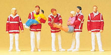 Load image into Gallery viewer, Preiser 10518 HO Scale Working People -- Paramedics Carrying a Patient pkg(4)