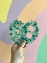 Load image into Gallery viewer, Teal Terrazzo Outlet Covers