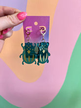 Load image into Gallery viewer, Beetle Earrings