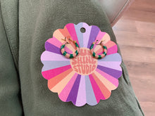 Load image into Gallery viewer, Colorful Enamel Titanium Hoops
