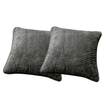 Load image into Gallery viewer, Tache Velvet Dreams Dark Taupe Plush Waves Cushion Covers / Euro Sham (JHW-852BR)