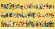 Load image into Gallery viewer, Preiser 13002 HO Scale Pedestrians - Bulk Set -- On Streets &amp; Squares