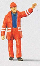 Load image into Gallery viewer, Preiser 28009 HO Scale Individual Figure - Modern Switchman w/Safety Uniform