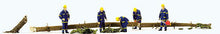 Load image into Gallery viewer, Preiser 10609 HO Scale Emergency THW Workers Clearing the Road