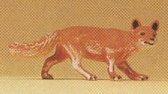 Load image into Gallery viewer, Preiser 47714 1/25 Scale Wild Animal Figures Hunting Fox w/Head Turned