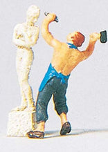 Load image into Gallery viewer, Preiser 29032 HO Scale Working People -- Sculptor With Sculpture