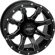Load image into Gallery viewer, QuadBoss, QuadBoss Grinder 14x7 4/156 4+3 Alloy Wheel - High-Performance Powersports Rim with Black Center Caps