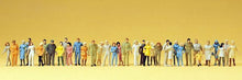 Load image into Gallery viewer, Preiser 14402 HO Scale Crowd of 36 Passers-By -- Standing &amp; Walking