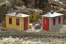 Load image into Gallery viewer, Piko 62718 G Scale Railroad Tool Shed 2-Pack Built-Up