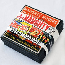 Load image into Gallery viewer, A Little Naughty: Vintage Burlesque Drink Coaster Set