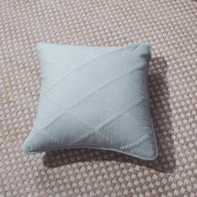 Load image into Gallery viewer, Tache Cotton Seafoam Blue Soothing Pastel Diamond Cushion Covers / Euro Sham (JHW-856)