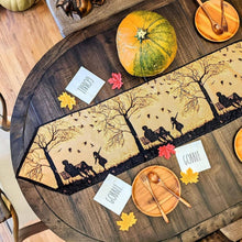 Load image into Gallery viewer, DaDalogy Autumn Birds Family Gathering Woven Tapestry Dining Table Runner (18198)