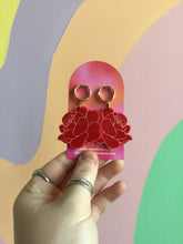Load image into Gallery viewer, Peony Statement Earrings