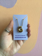 Load image into Gallery viewer, Bubble Letter Initial Necklace