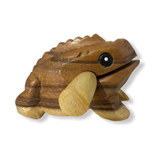Load image into Gallery viewer, Natural wooden frog