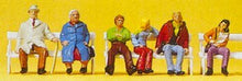 Load image into Gallery viewer, Preiser 10027 HO Scale Passengers -- Seated On Benches