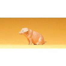 Load image into Gallery viewer, Preiser 47047 1/25 Scale Domestic Animal - Pig Sitting