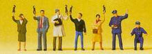 Load image into Gallery viewer, Preiser 79141 N Scale Passengers -- Streetcar Driver &amp; Passengers