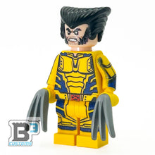 Load image into Gallery viewer, Custom Wolverine Minifig made using LEGO parts - B3 Customs