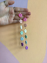 Load image into Gallery viewer, Matte Pastel Rainbow Statement Dangles