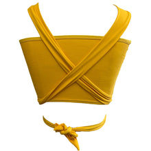 Load image into Gallery viewer, Arizona State ASU Yellow Multi Way Bandeau Top