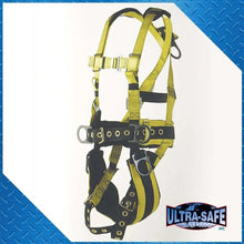 Load image into Gallery viewer, Tower Working Type Full Body Harness w/ 5 D-Rings, Padded Seat &amp; Waist
