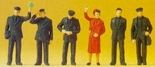 Load image into Gallery viewer, Preiser 14141 HO Scale Railroad Personnel -- German Federal Railway, 1989
