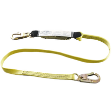 Load image into Gallery viewer, 1&quot; x 6 Ft Shock-Absorbing Nylon Web Lanyard w/ Double-Locking Snap Hooks | 96516