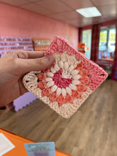 Load image into Gallery viewer, Crochet Granny Square Coaster