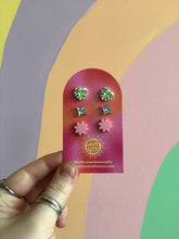 Load image into Gallery viewer, Happy Shapes Acrylic Stud Packs