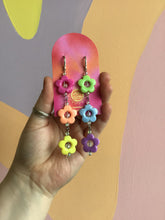 Load image into Gallery viewer, Happy Rainbow Daisy Earrings