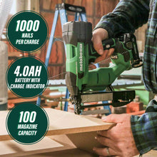 Load image into Gallery viewer, Metabo HPT N1804DAM 18V MultiVolt™ Brushless 18-Gauge 1/4" Narrow Crown Stapler