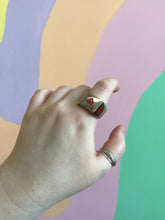 Load image into Gallery viewer, Titanium Ace Chunky Ring