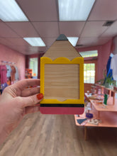 Load image into Gallery viewer, Teacher Pencil Post-It Note Holder