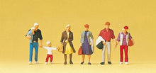 Load image into Gallery viewer, Preiser 10517 HO Scale Pedestrians -- Walking Travelers #2 pkg(6)