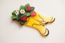 Load image into Gallery viewer, Strawberry Boots Brooch