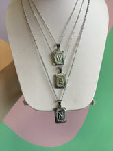 Load image into Gallery viewer, Illustrated Initial Necklaces 3-D