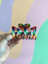 Load image into Gallery viewer, Rainbow Pixels Hair Claw