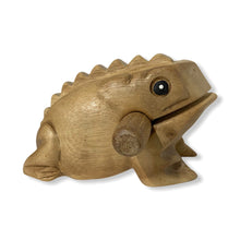 Load image into Gallery viewer, Natural wooden frog
