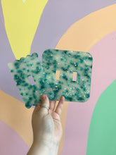 Load image into Gallery viewer, Teal Terrazzo Outlet Covers