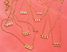 Load image into Gallery viewer, Angel Number Stainless Steel Necklace