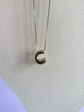 Load image into Gallery viewer, Bubble Letter Initial Necklace