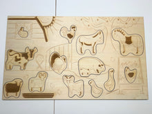 Load image into Gallery viewer, **Pre-order (Ships in 3-4 Weeks)**Educational Multi-Layered Wooden Puzzle
